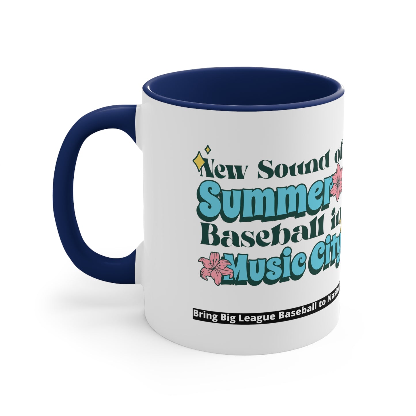 Accent Coffee Mug, 11oz - New Sound of Summer floral