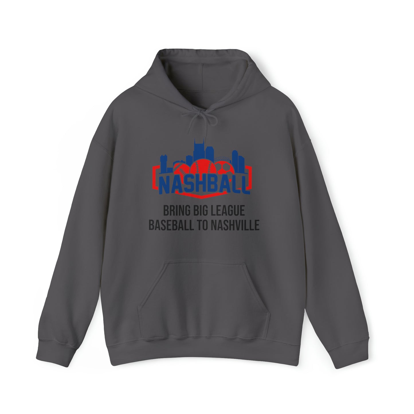 Unisex Heavy Blend™ Hooded Sweatshirt - Nashball Bring Baseball to Nashville