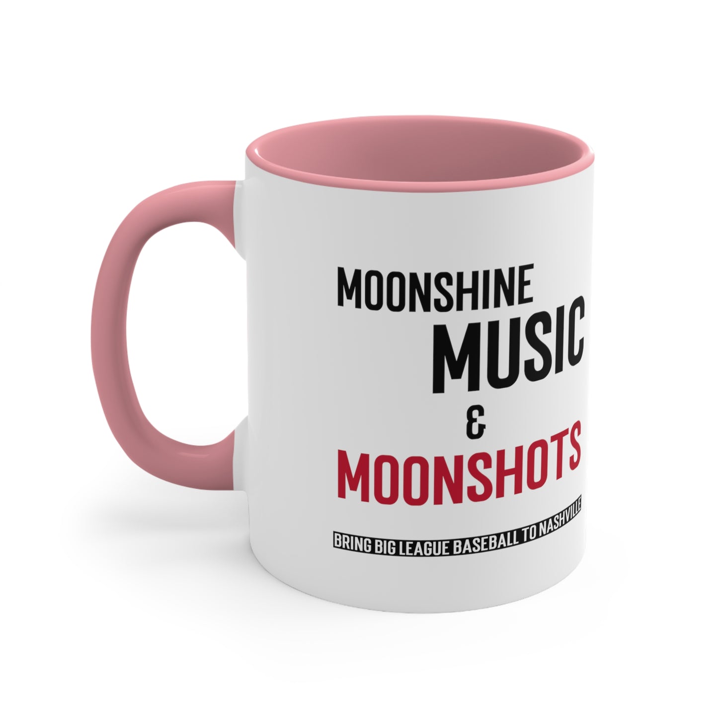 Accent Coffee Mug, 11oz -Moonshine Music & Moonshots