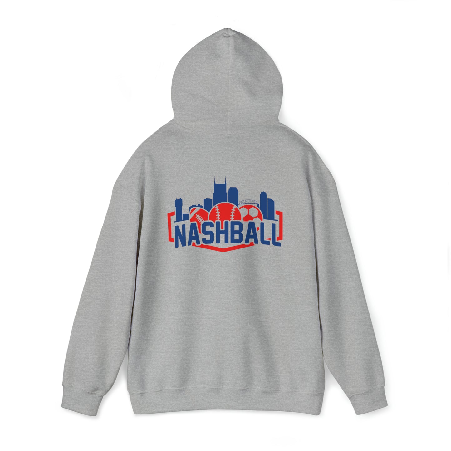 Unisex Heavy Blend™ Hooded Sweatshirt - Bars, Guitars & Baseball Stars