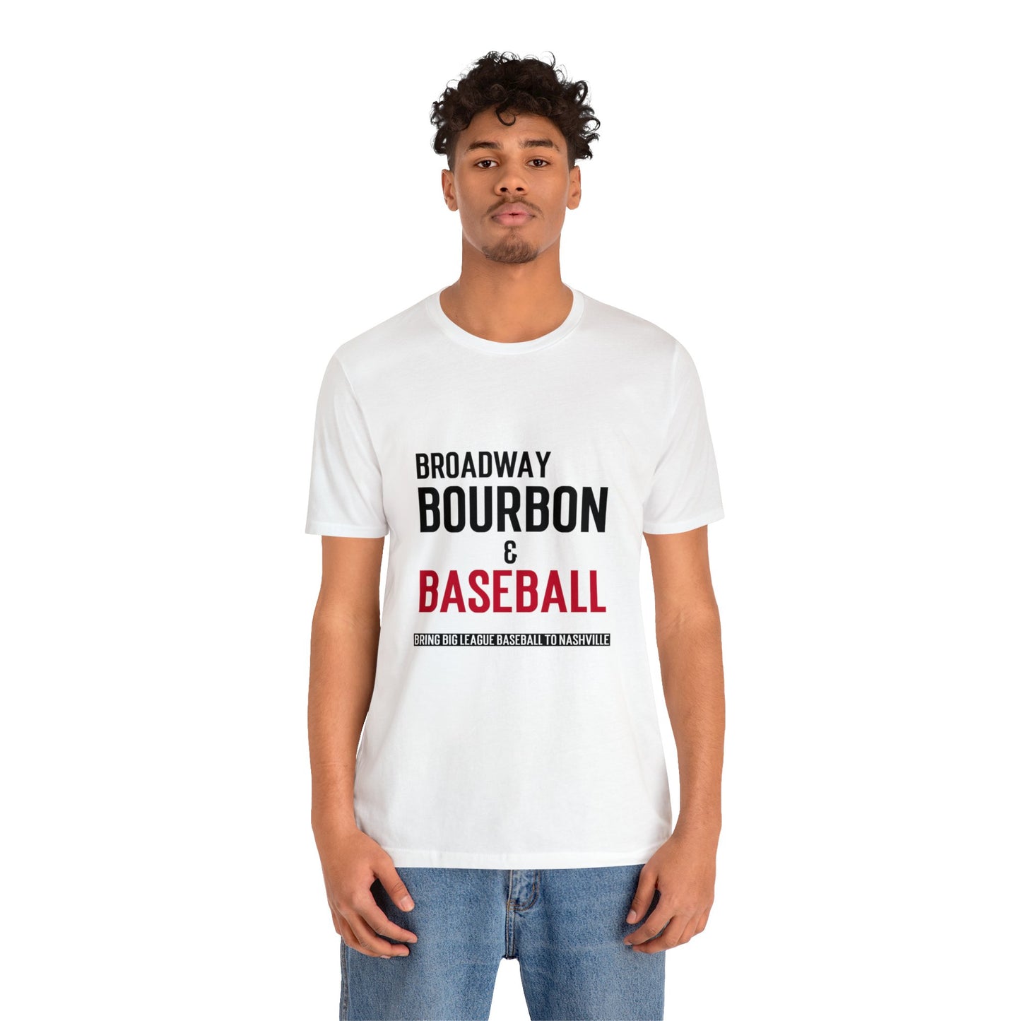 Unisex Jersey Short Sleeve Tee - Broadway, Bourbon & Baseball