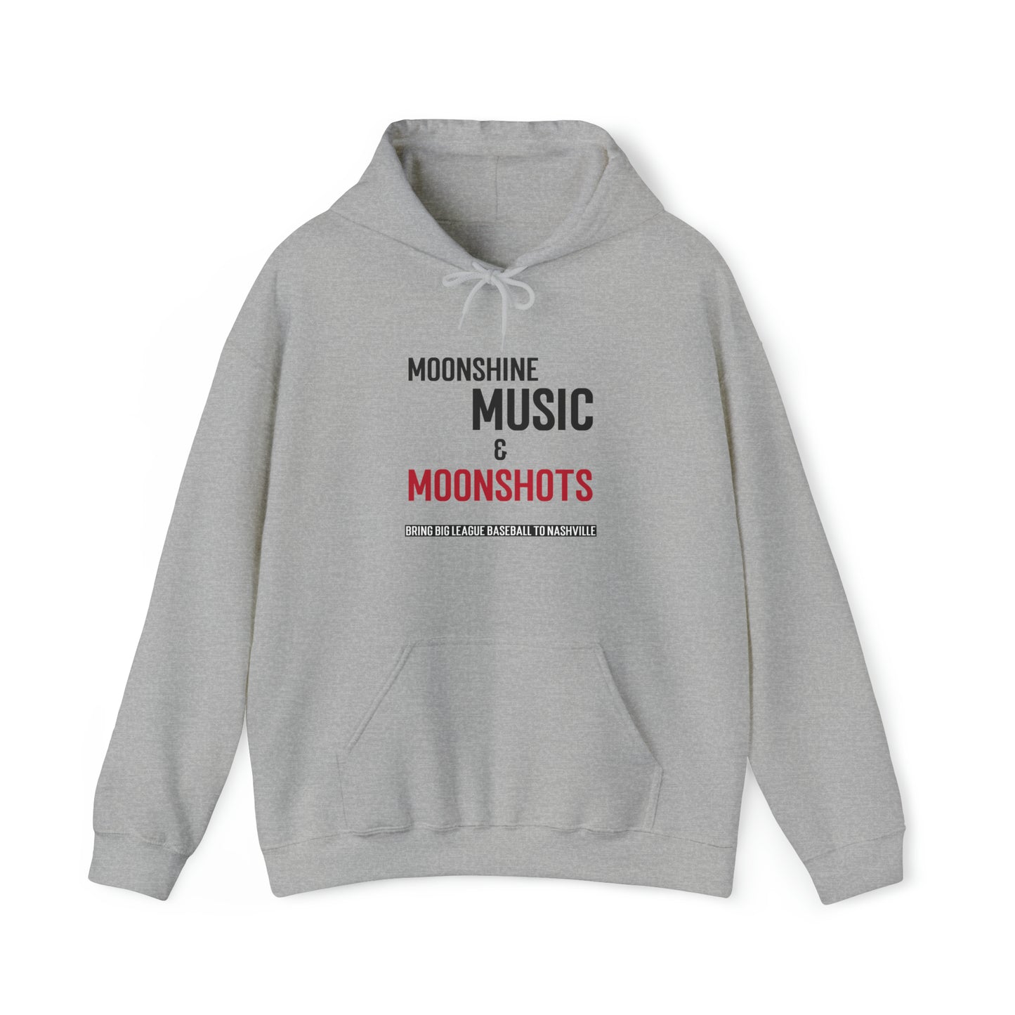 Unisex Heavy Blend™ Hooded Sweatshirt - Moonshine, Music & Moonshots