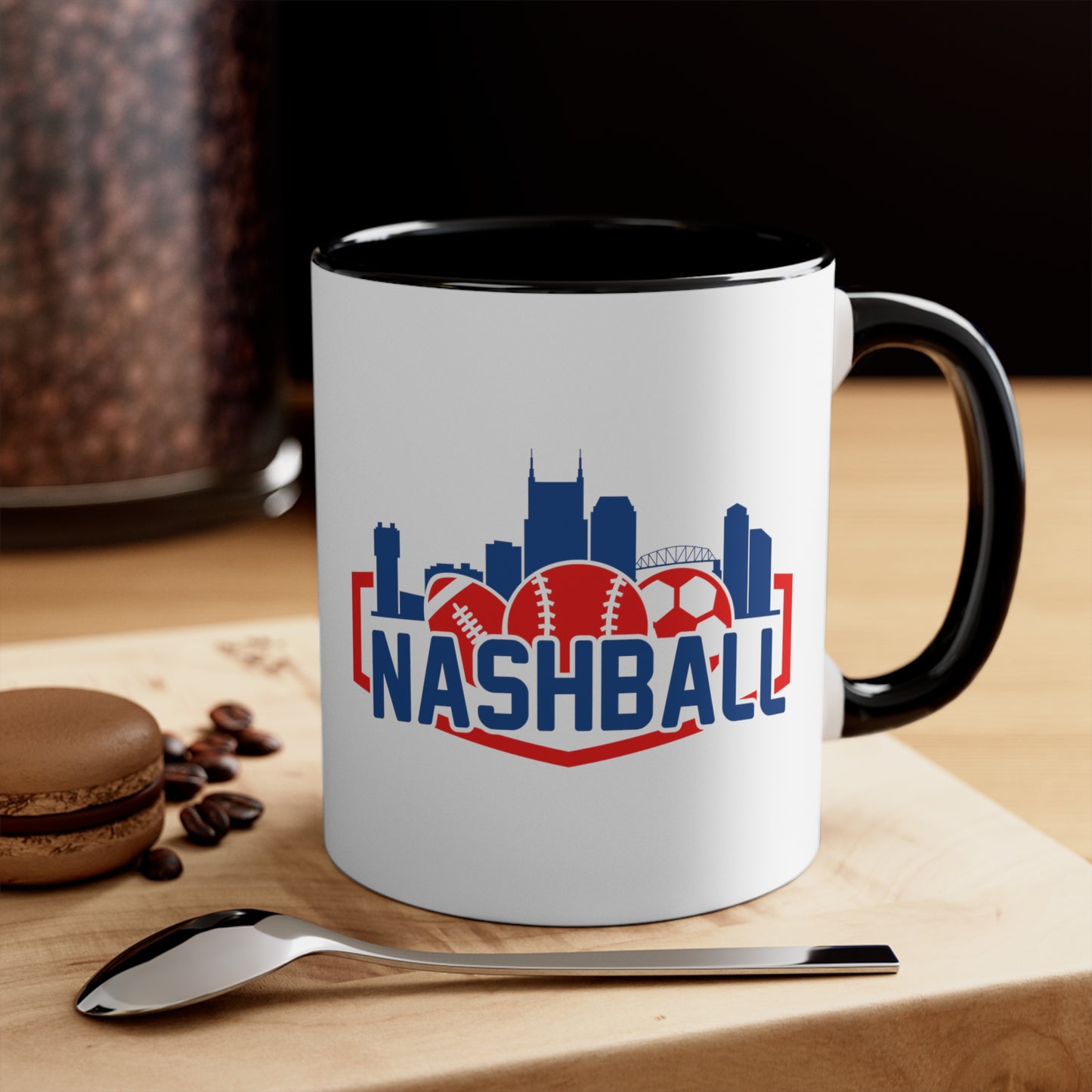 Accent Coffee Mug, 11oz - Broadway Bourbon & Baseball