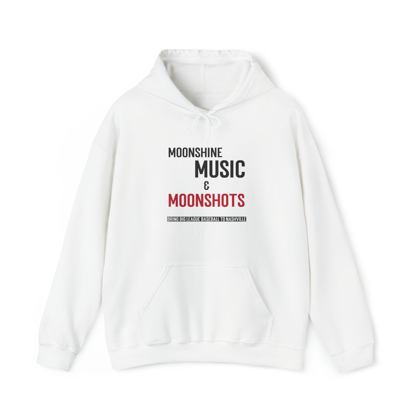 Unisex Heavy Blend™ Hooded Sweatshirt - Moonshine, Music & Moonshots