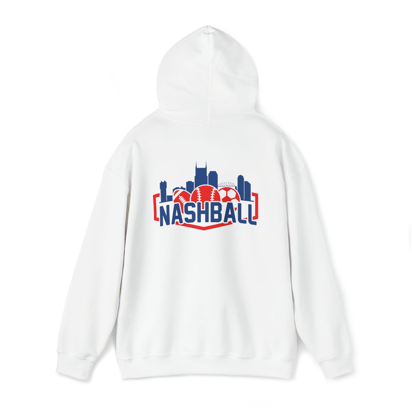 Unisex Heavy Blend™ Hooded Sweatshirt - Bars, Guitars & Baseball Stars