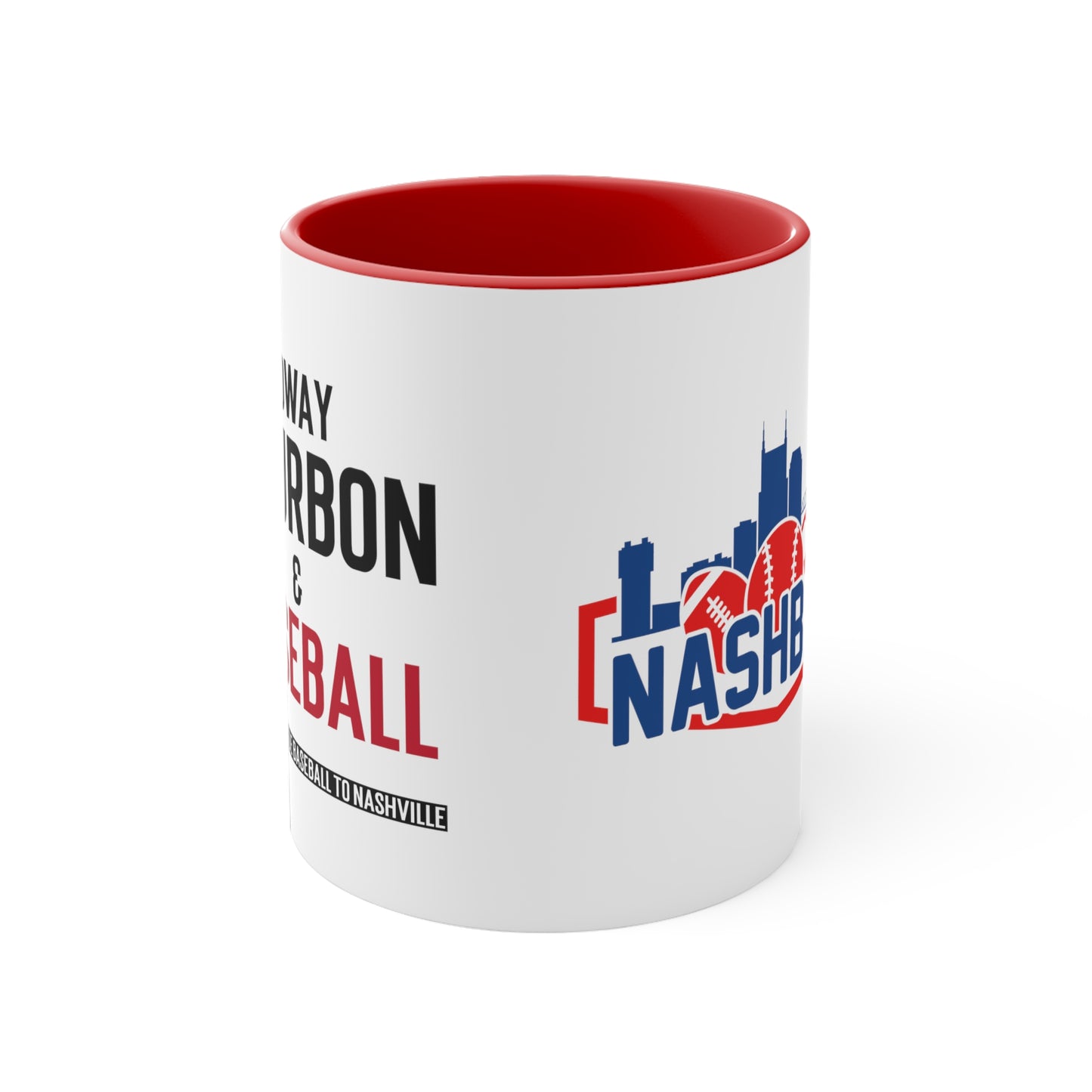 Accent Coffee Mug, 11oz - Broadway Bourbon & Baseball