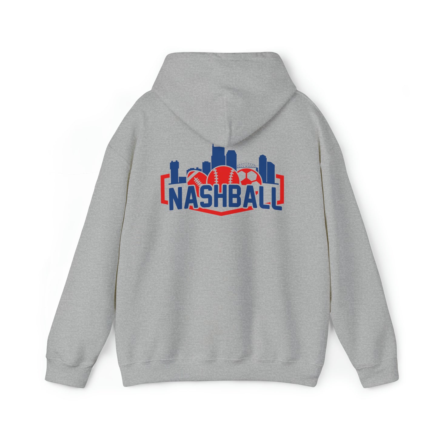 Unisex Heavy Blend™ Hooded Sweatshirt - Bars, Guitars & Baseball Stars