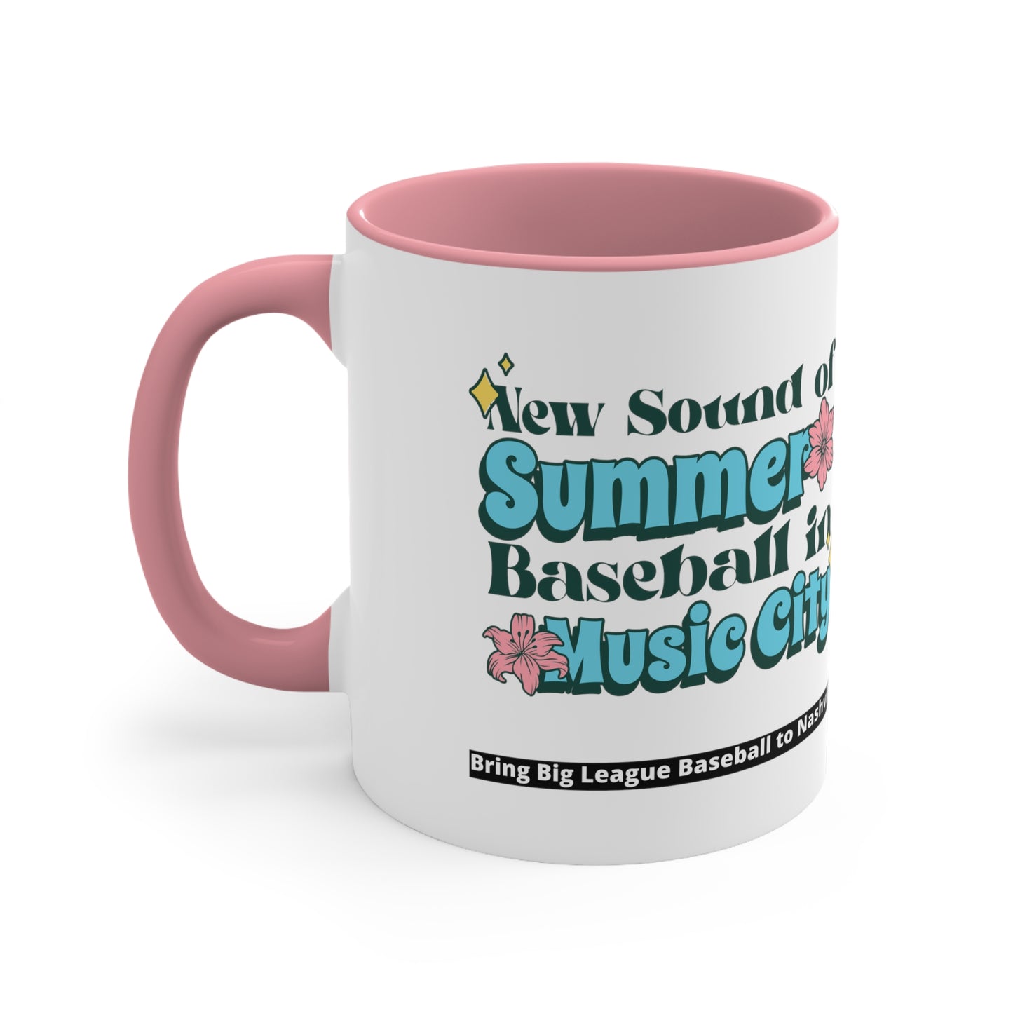 Accent Coffee Mug, 11oz - New Sound of Summer floral