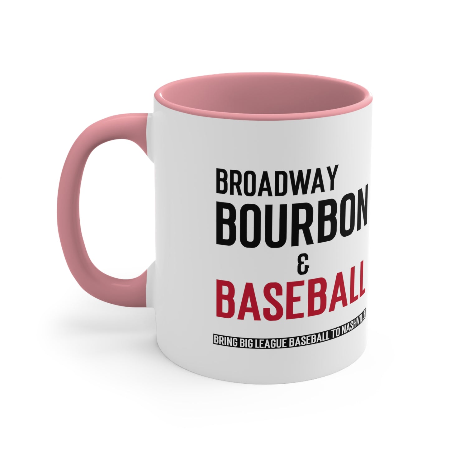 Accent Coffee Mug, 11oz - Broadway Bourbon & Baseball