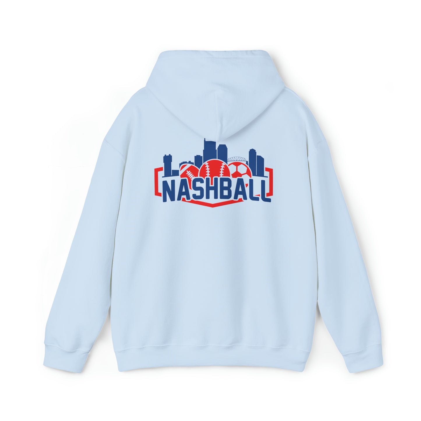 Unisex Heavy Blend™ Hooded Sweatshirt - Bars, Guitars & Baseball Stars