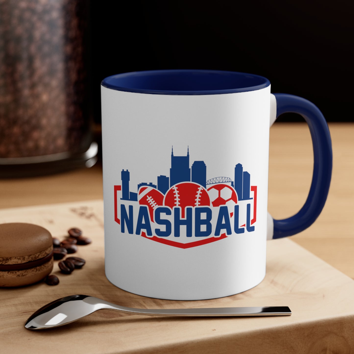 Accent Coffee Mug, 11oz - Broadway Bourbon & Baseball