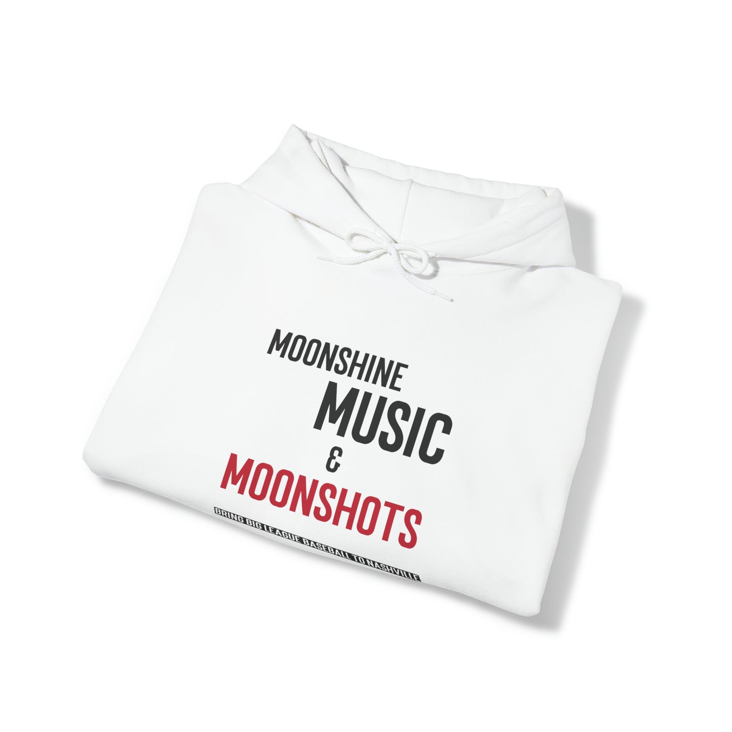 Unisex Heavy Blend™ Hooded Sweatshirt - Moonshine, Music & Moonshots