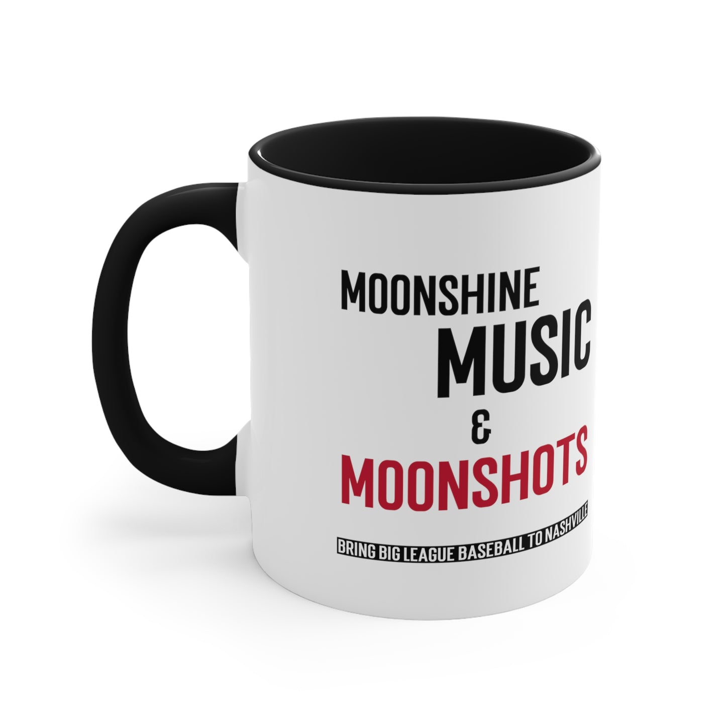 Accent Coffee Mug, 11oz -Moonshine Music & Moonshots