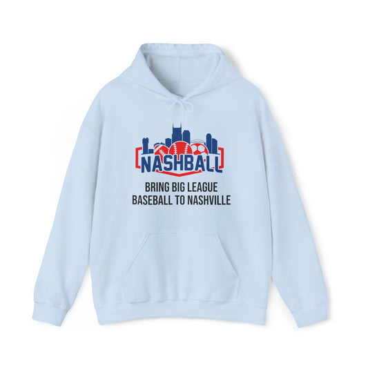 Unisex Heavy Blend™ Hooded Sweatshirt - Nashball Bring Baseball to Nashville