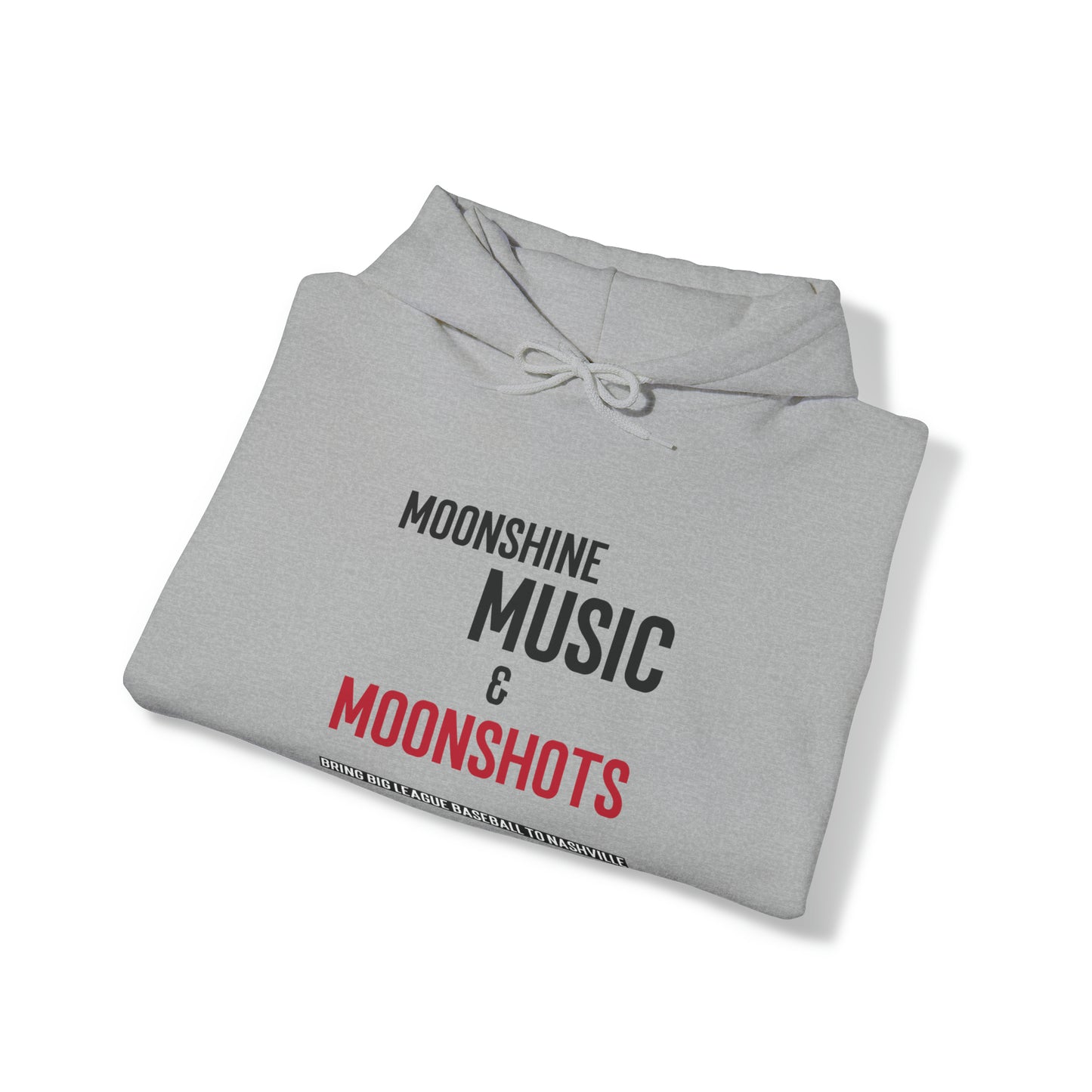 Unisex Heavy Blend™ Hooded Sweatshirt - Moonshine, Music & Moonshots