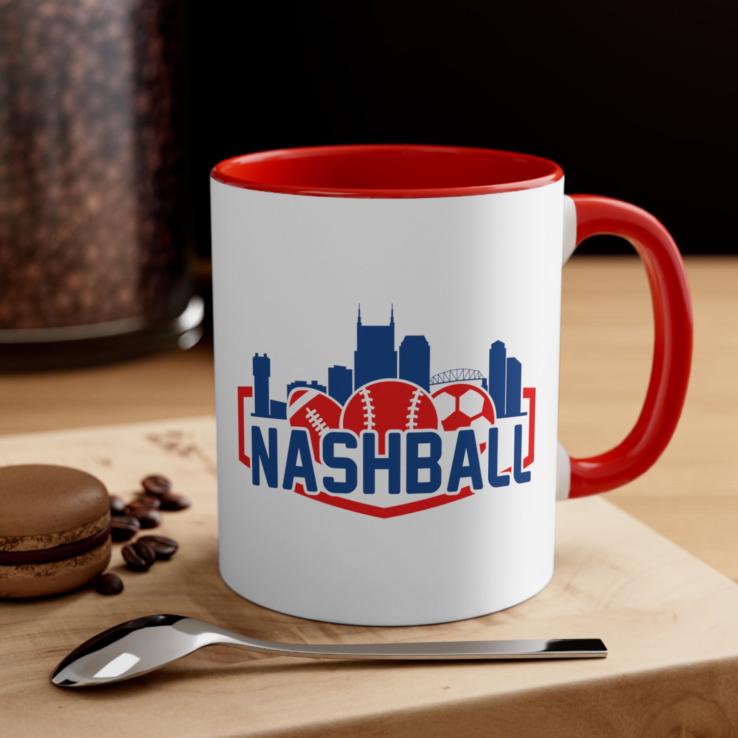 Accent Coffee Mug, 11oz - Broadway Bourbon & Baseball