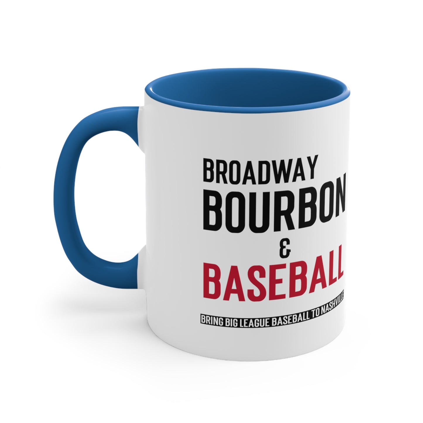 Accent Coffee Mug, 11oz - Broadway Bourbon & Baseball