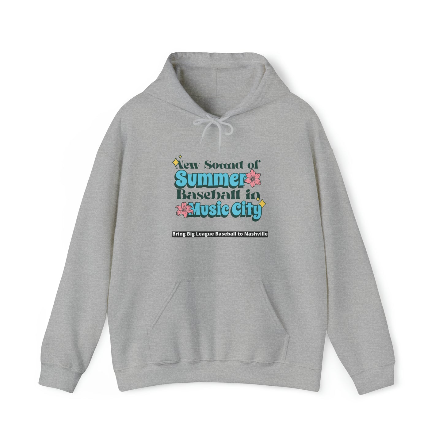 Unisex Heavy Blend™ Hooded Sweatshirt - New Sound of Summer floral