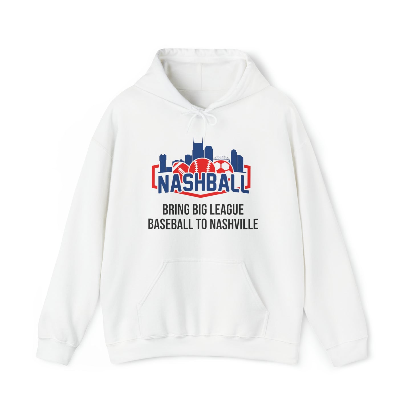 Unisex Heavy Blend™ Hooded Sweatshirt - Nashball Bring Baseball to Nashville