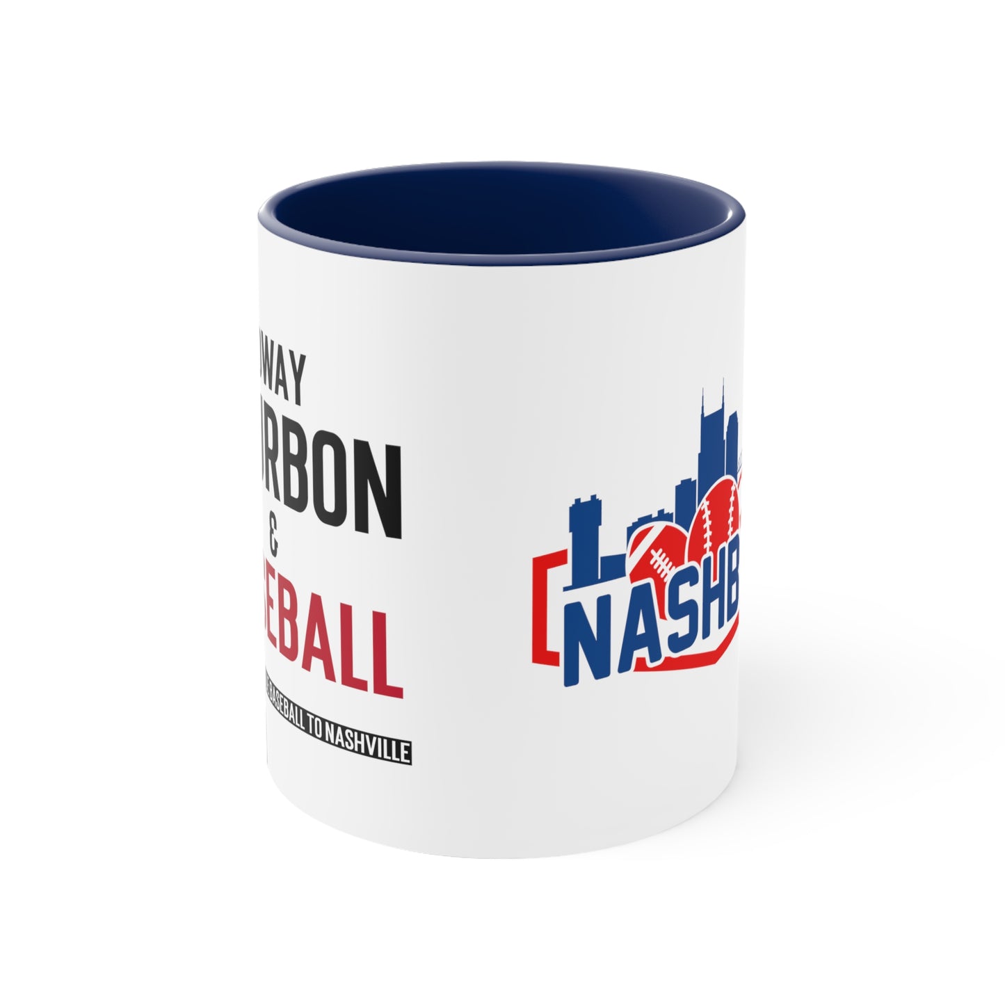 Accent Coffee Mug, 11oz - Broadway Bourbon & Baseball