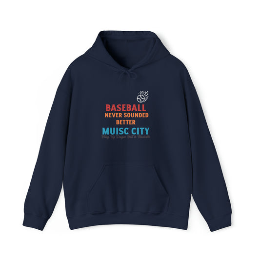 Unisex Heavy Blend™ Hooded Sweatshirt - Baseball Never Sounded Better