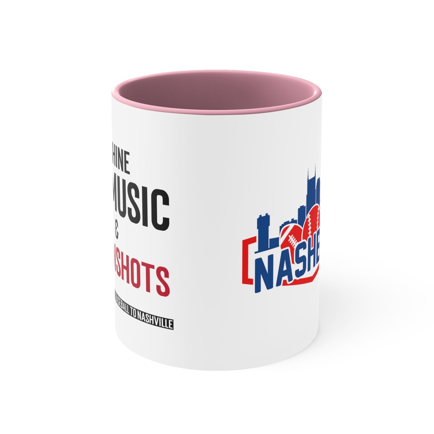 Accent Coffee Mug, 11oz -Moonshine Music & Moonshots