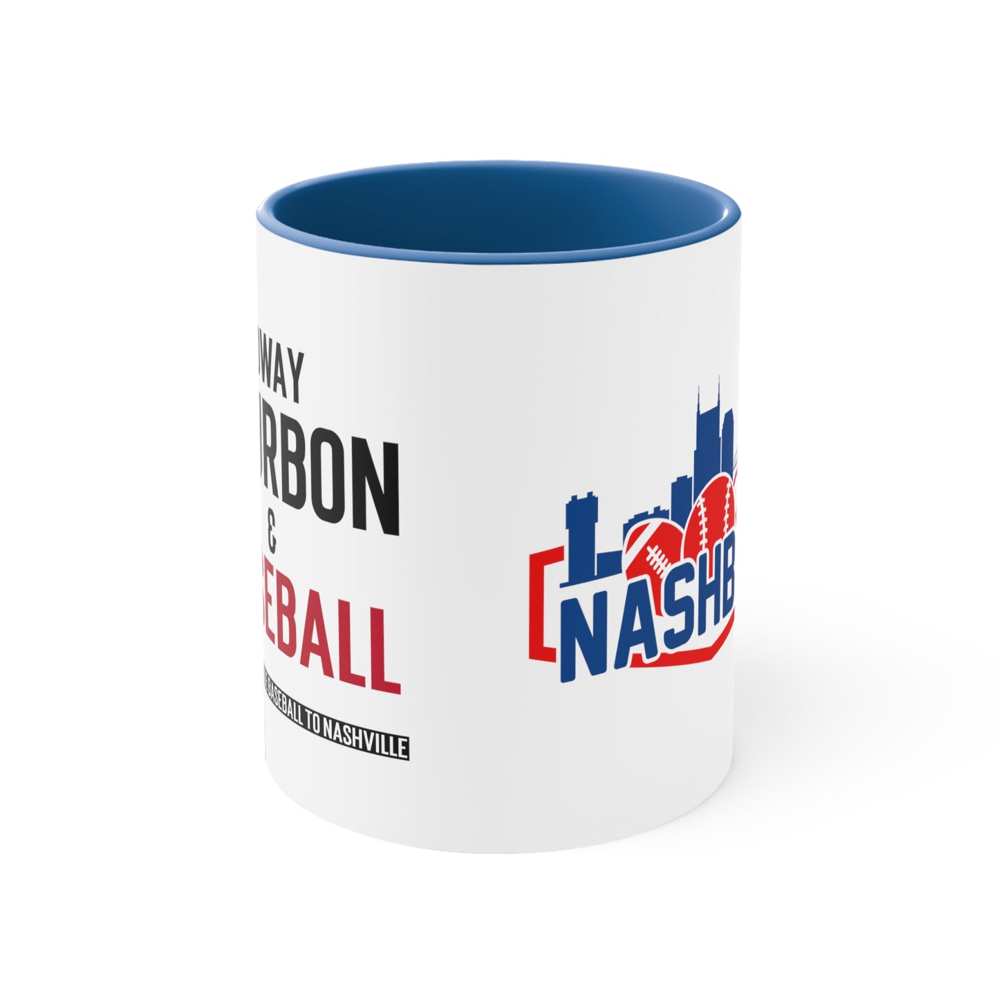 Accent Coffee Mug, 11oz - Broadway Bourbon & Baseball